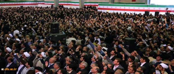 با حضور و سخنرانی رهبر انقلاب در دانشگاه فرهنگیان: 3