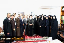 دیدار کارکنان،اساتید و جمعی از دانشجویان پردیس های استان سمنان با نماینده ولی فقیه 6