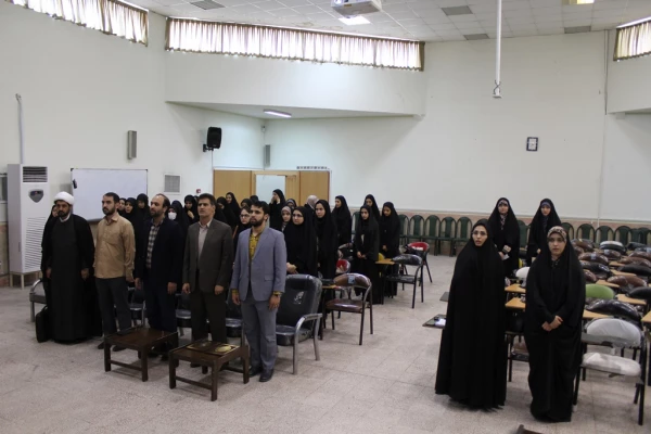 مراسم تکرسم و معارفه مسئولین بسیج دانشجویی پردیس الزهرا (س) سمنان  3