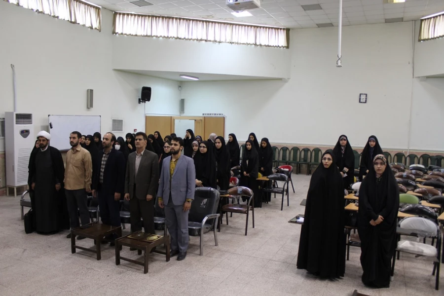 مراسم تکرسم و معارفه مسئولین بسیج دانشجویی پردیس الزهرا (س) سمنان  3