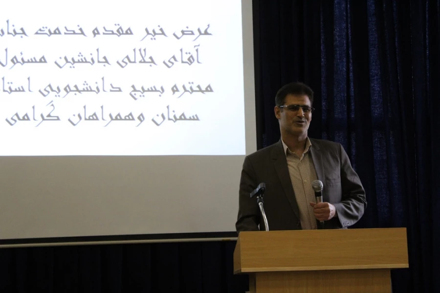 مراسم تکرسم و معارفه مسئولین بسیج دانشجویی پردیس الزهرا (س) سمنان  6