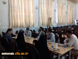 برگزاری نشست هم اندیشی اساتید  دروس نظری پردیس های استان سمنان 3
