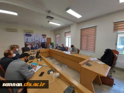 نشست تخصصی در خصوص بررسی و رفع موانع و مشکلات زمین های دانشگاه فرهنگیان استان سمنان  2
