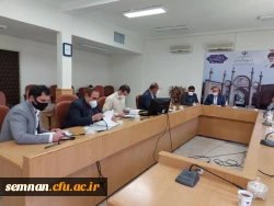 نشست تخصصی در خصوص بررسی و رفع موانع و مشکلات زمین های دانشگاه فرهنگیان استان سمنان  10