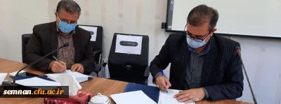 انعقاد تفاهم نامه فی مابین دانشگاه فرهنگیان و اداره کل فنی و حرفه ای استان سمنان