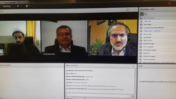 پیش همایش تربیت انقلابی 1400
با حضور دکتر سید محمد حسینی وزیر پیشین فرهنگ و ارشاد اسلامی و حجت الاسلام والمسلمین دکتر سید نقی موسوی معاون آموزشی و پژوهشی دفتر نهاد مقام معظم رهبری در سازمان مرکزی دانشگاه فرهنگیان 
 2