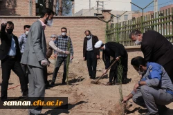 برگزاری مراسم روز درختکاری در پردیس شهیدرجایی  4