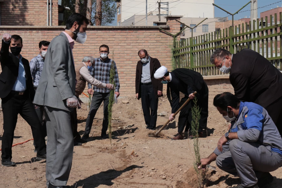 برگزاری مراسم روز درختکاری در پردیس شهیدرجایی  4