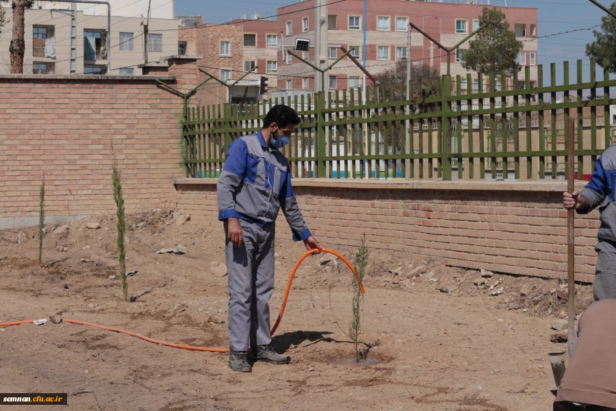 برگزاری مراسم روز درختکاری در پردیس شهیدرجایی  6