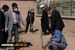 برگزاری مراسم روز درختکاری در پردیس شهیدرجایی  7