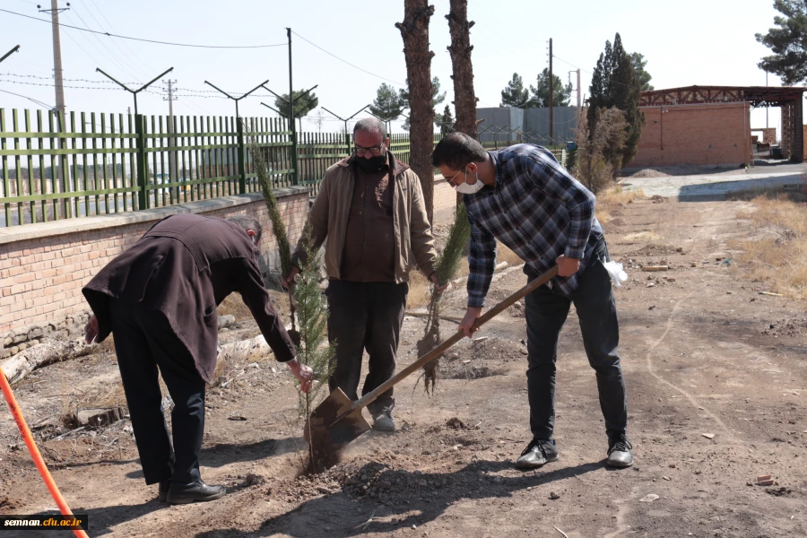برگزاری مراسم روز درختکاری در پردیس شهیدرجایی  9