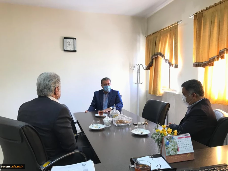دیدار نوروزی مدیرکل آموزش و پرورش استان سمنان با سرپرست مدیریت امور استانی  2
