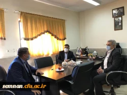 دیدار نوروزی مدیرکل آموزش و پرورش استان سمنان با سرپرست مدیریت امور استانی  3