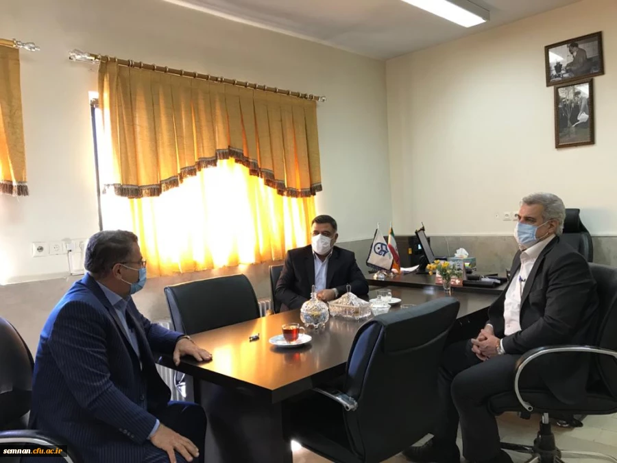دیدار نوروزی مدیرکل آموزش و پرورش استان سمنان با سرپرست مدیریت امور استانی  3