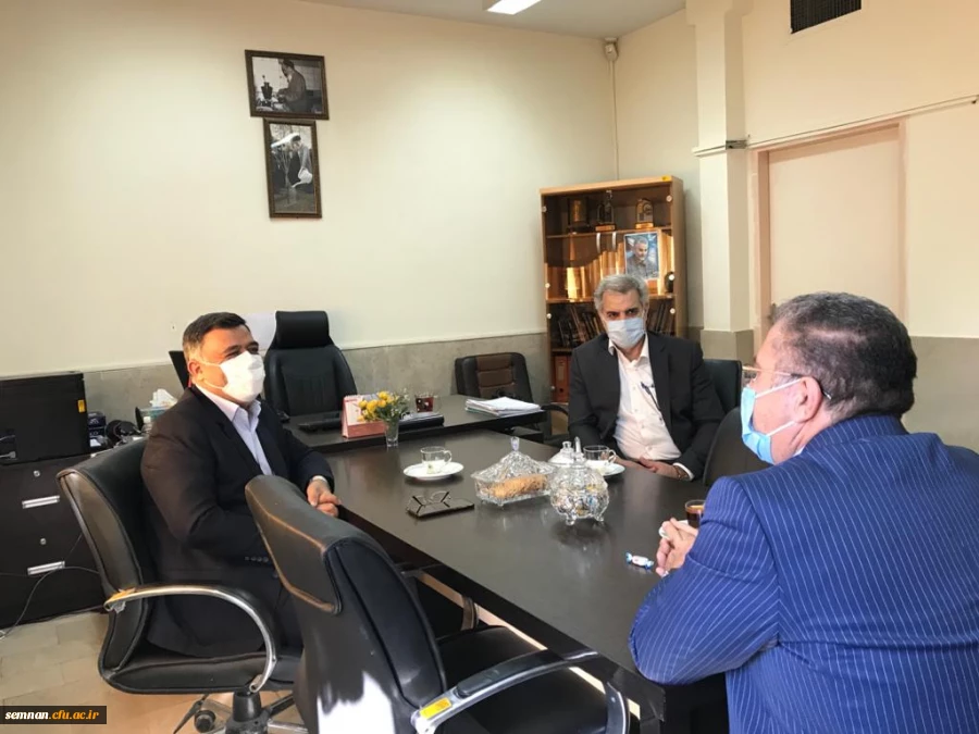 دیدار نوروزی مدیرکل آموزش و پرورش استان سمنان با سرپرست مدیریت امور استانی  4