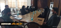 نشست صمیمانه مسئول مرکز بسیج دانشجویی دانشگاه فرهنگیان کشور با اعضای شورای بسیج دانشجویی دانشگاه فرهنگیان استان سمنان 5
