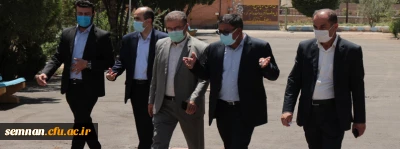 بازدید معاونت دانشجویی سازمان مرکزی از پردیس های استان سمنان