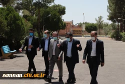 بازدید معاونت دانشجویی سازمان مرکزی از پردیس های استان سمنان 5