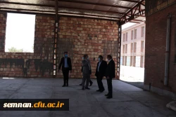 بازدید معاونت دانشجویی سازمان مرکزی از پردیس های استان سمنان 7