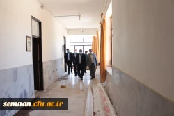 بازدید معاونت دانشجویی سازمان مرکزی از پردیس های استان سمنان 13