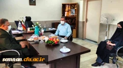 بازدید دکتر کچوییان ( معاون نظارت ،ارزیابی و تضمین کیفیت دانشگاه فرهنگیان ) از این دانشگاه 3