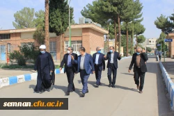 بازدید نماینده مردم شهرستان های سمنان، سرخه و مهدیشهر در مجلس شورای اسلامی از پردیس های دانشگاه فرهنگیان سمنان 2