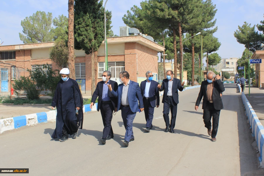 بازدید نماینده مردم شهرستان های سمنان، سرخه و مهدیشهر در مجلس شورای اسلامی از پردیس های دانشگاه فرهنگیان سمنان 2