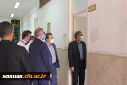بازدید نماینده مردم شهرستان های سمنان، سرخه و مهدیشهر در مجلس شورای اسلامی از پردیس های دانشگاه فرهنگیان سمنان 3