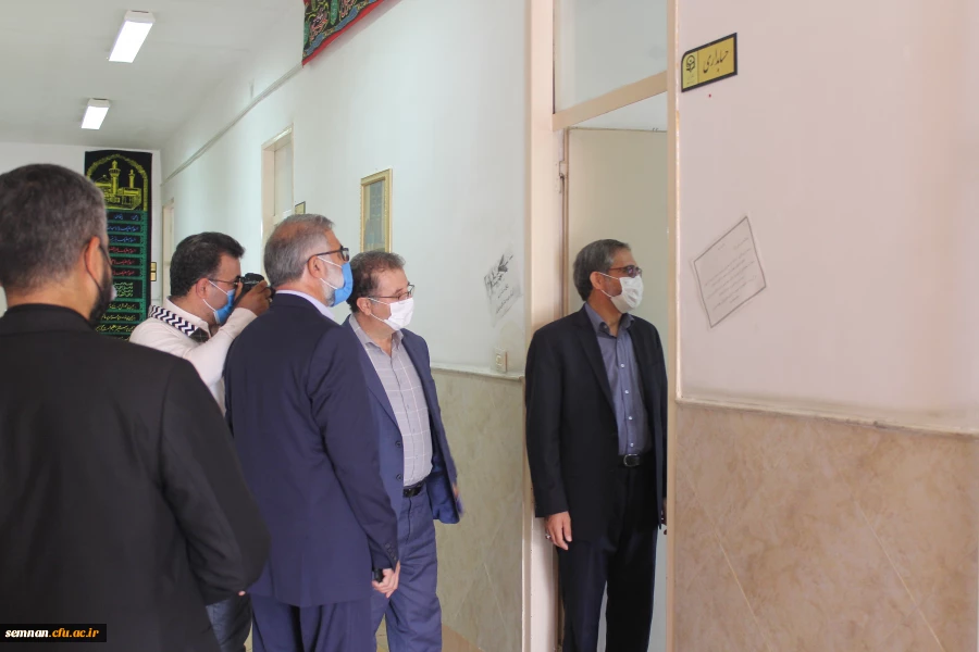 بازدید نماینده مردم شهرستان های سمنان، سرخه و مهدیشهر در مجلس شورای اسلامی از پردیس های دانشگاه فرهنگیان سمنان 3