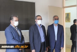 بازدید نماینده مردم شهرستان های سمنان، سرخه و مهدیشهر در مجلس شورای اسلامی از پردیس های دانشگاه فرهنگیان سمنان 4
