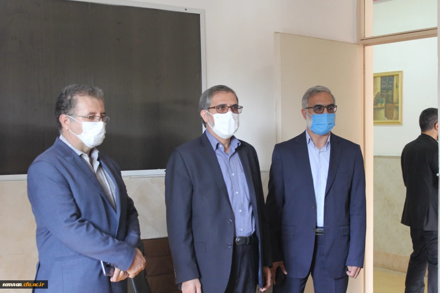 بازدید نماینده مردم شهرستان های سمنان، سرخه و مهدیشهر در مجلس شورای اسلامی از پردیس های دانشگاه فرهنگیان سمنان 4