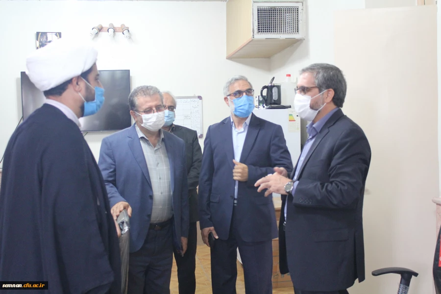 بازدید نماینده مردم شهرستان های سمنان، سرخه و مهدیشهر در مجلس شورای اسلامی از پردیس های دانشگاه فرهنگیان سمنان 6