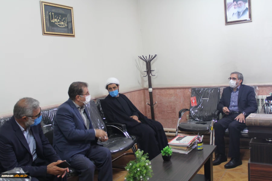 بازدید نماینده مردم شهرستان های سمنان، سرخه و مهدیشهر در مجلس شورای اسلامی از پردیس های دانشگاه فرهنگیان سمنان 7