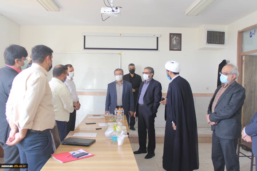 بازدید نماینده مردم شهرستان های سمنان، سرخه و مهدیشهر در مجلس شورای اسلامی از پردیس های دانشگاه فرهنگیان سمنان 8