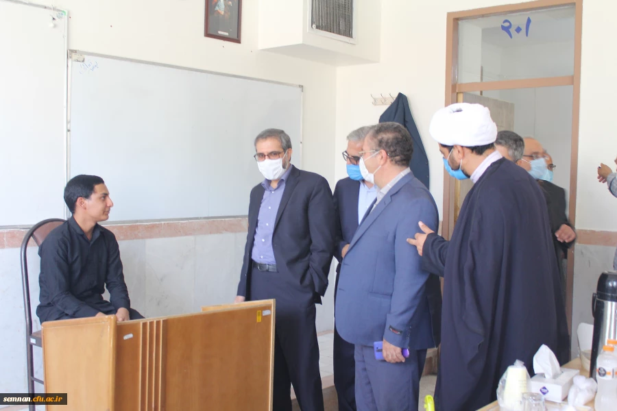 بازدید نماینده مردم شهرستان های سمنان، سرخه و مهدیشهر در مجلس شورای اسلامی از پردیس های دانشگاه فرهنگیان سمنان 9