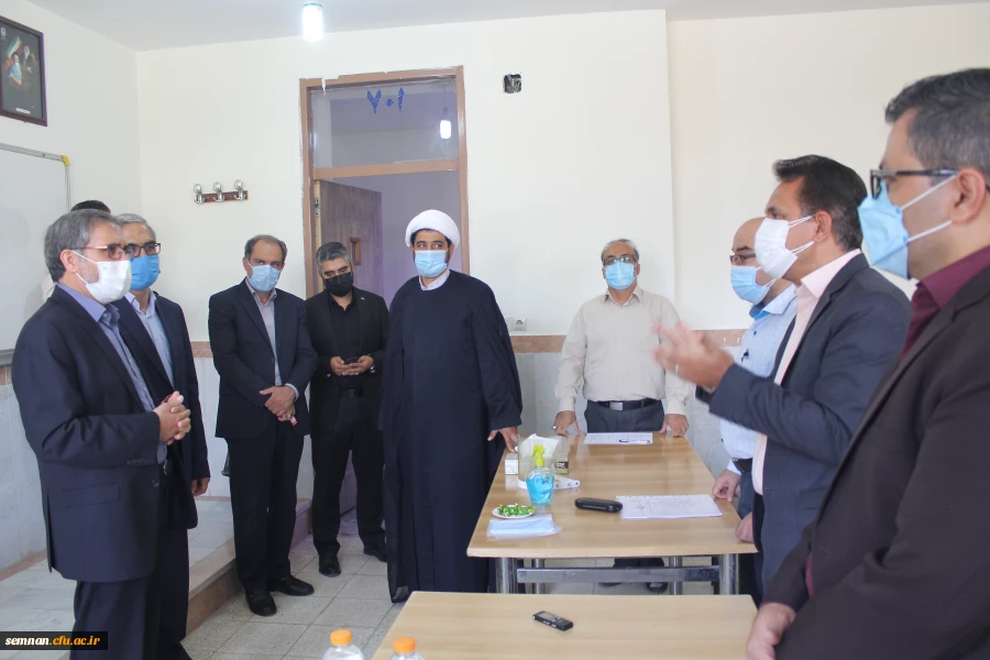 بازدید نماینده مردم شهرستان های سمنان، سرخه و مهدیشهر در مجلس شورای اسلامی از پردیس های دانشگاه فرهنگیان سمنان 10