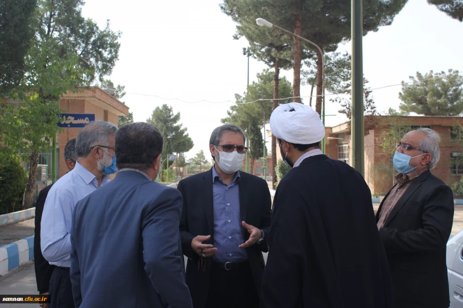 بازدید نماینده مردم شهرستان های سمنان، سرخه و مهدیشهر در مجلس شورای اسلامی از پردیس های دانشگاه فرهنگیان سمنان 13