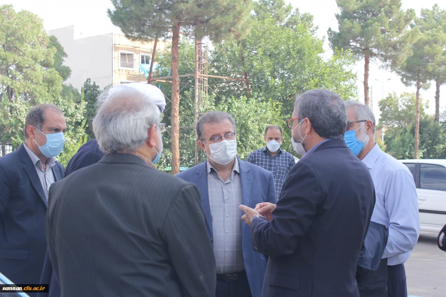 بازدید نماینده مردم شهرستان های سمنان، سرخه و مهدیشهر در مجلس شورای اسلامی از پردیس های دانشگاه فرهنگیان سمنان 14