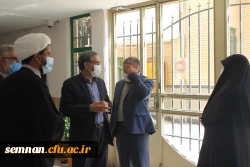 بازدید نماینده مردم شهرستان های سمنان، سرخه و مهدیشهر در مجلس شورای اسلامی از پردیس های دانشگاه فرهنگیان سمنان 16