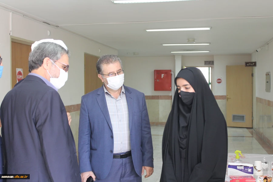 بازدید نماینده مردم شهرستان های سمنان، سرخه و مهدیشهر در مجلس شورای اسلامی از پردیس های دانشگاه فرهنگیان سمنان 17