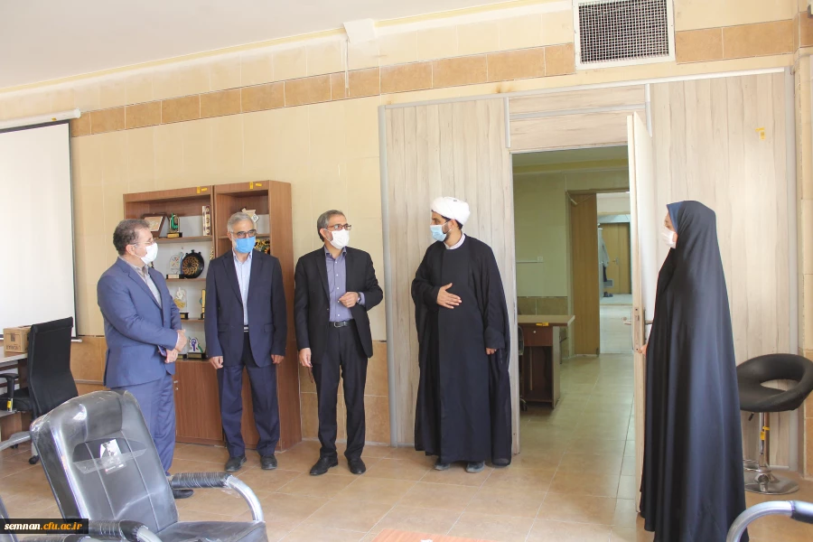 بازدید نماینده مردم شهرستان های سمنان، سرخه و مهدیشهر در مجلس شورای اسلامی از پردیس های دانشگاه فرهنگیان سمنان 19