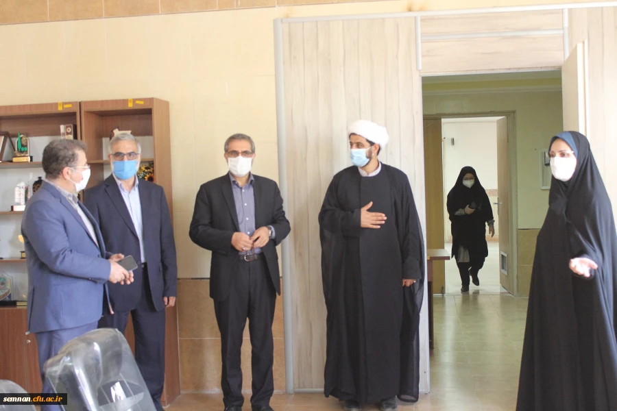 بازدید نماینده مردم شهرستان های سمنان، سرخه و مهدیشهر در مجلس شورای اسلامی از پردیس های دانشگاه فرهنگیان سمنان 20