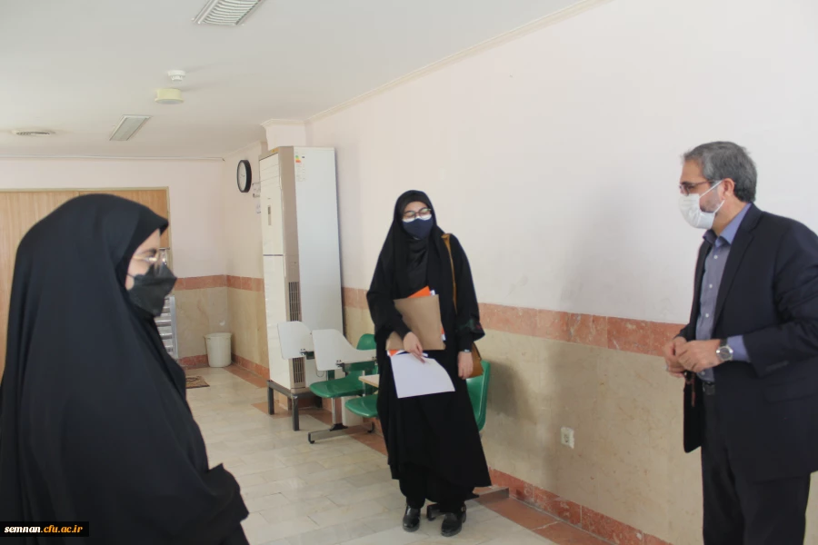 بازدید نماینده مردم شهرستان های سمنان، سرخه و مهدیشهر در مجلس شورای اسلامی از پردیس های دانشگاه فرهنگیان سمنان 21