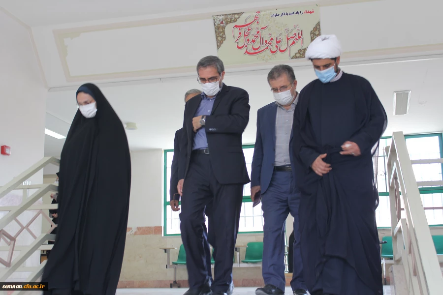 بازدید نماینده مردم شهرستان های سمنان، سرخه و مهدیشهر در مجلس شورای اسلامی از پردیس های دانشگاه فرهنگیان سمنان 27