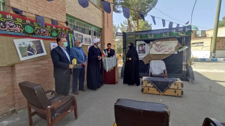 مراسم گرامیداشت آغاز هفته دفاع مقدس در پردیس شهید رجایی سمنان 3