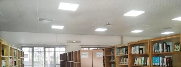 تجهیز ساختمان کتابخانه و سالن مطالعه پردیس شهید رجایی به سقف کاذب 2