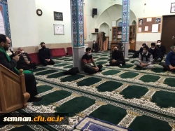 برگزاری مراسم شهادت حضرت زهرا (س) در پردیس شهید رجایی سمنان 3