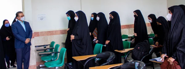 از سر گیری آموزش های حضوری در دانشگاه فرهنگیان استان سمنان 15