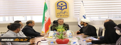 جلسه مشترک اعضای شورای شهر سمنان با مدیریت پردیس های استان سمنان 