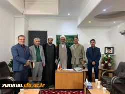 نشست هم اندیشی با نماینده مجلس شورای اسلامی و استاندار سمنان 7